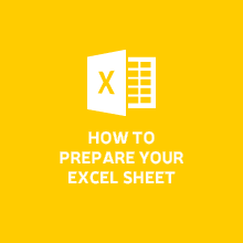 How your Excel sheet should look like so it can easily be used with dbBee wizards