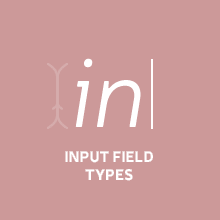 Input field types