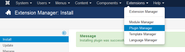 Plugin manager Plugin manager